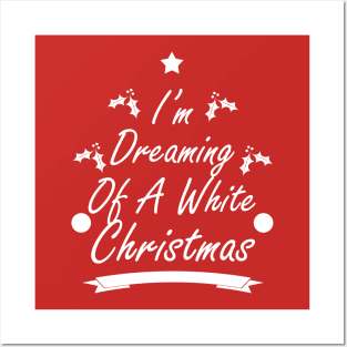 White Christmas Posters and Art